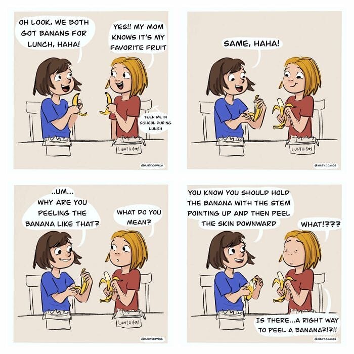 8-27 Here are Slice-of-Life Comics about a Young Woman and Her Relationship (34 Drawings)