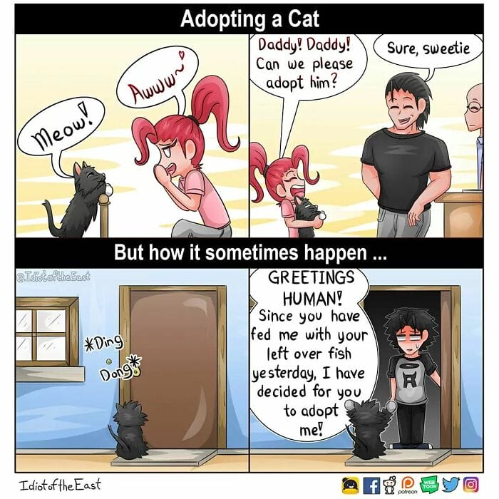 8 18 Idiot of the East Comics the absurdity of Everyday situations by Using Anime characters