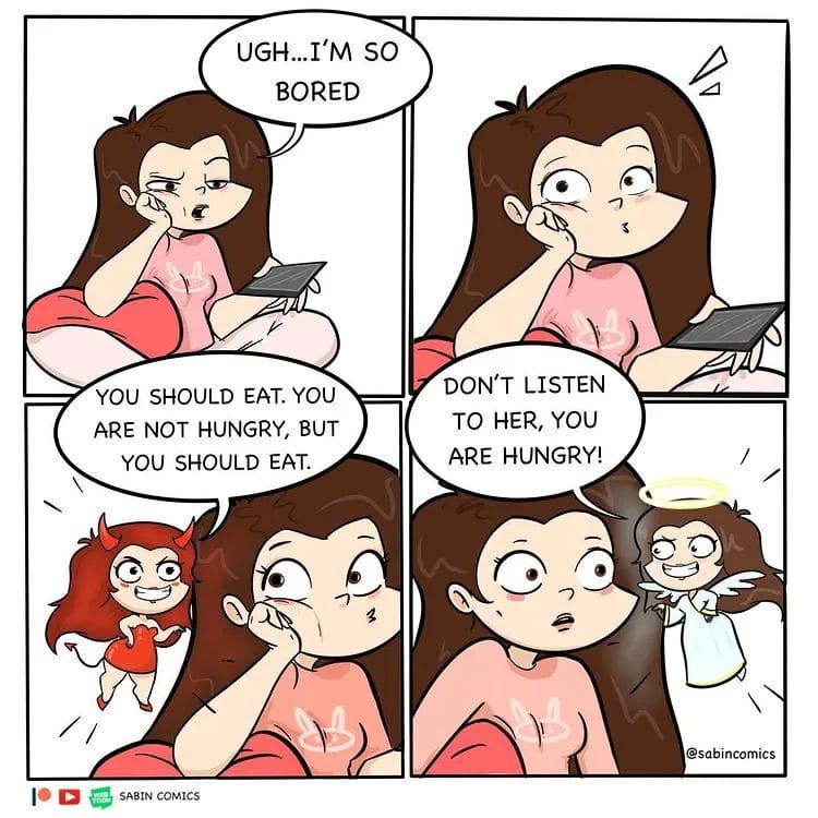 1-2 Here are 20 Hilarious Comics Based on Everyday Situations Faced by a Girl