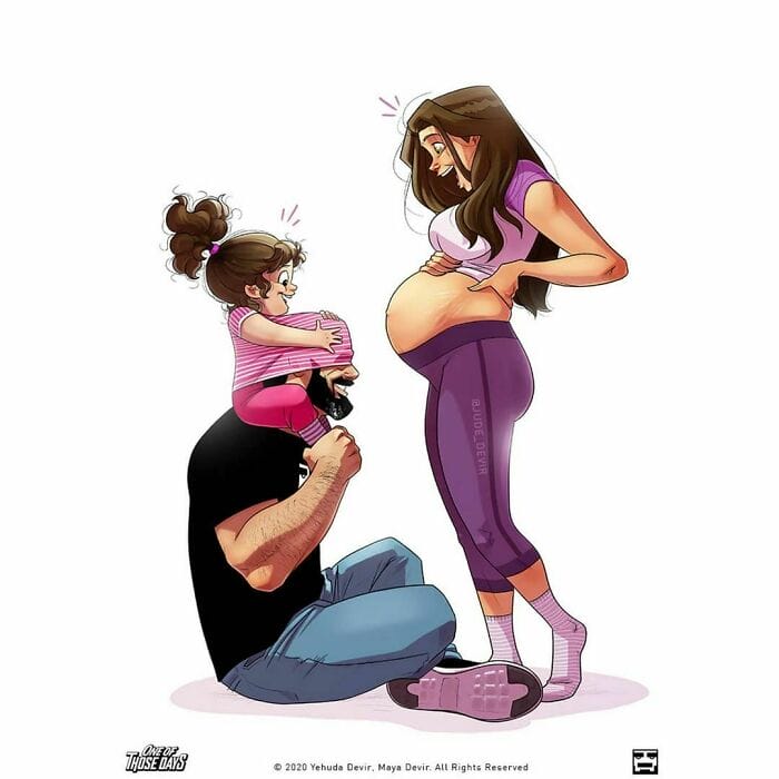 1-29 20 Yehuda and Maya comicsThat Show wife and husband Love Doesn't Have To Be Perfect