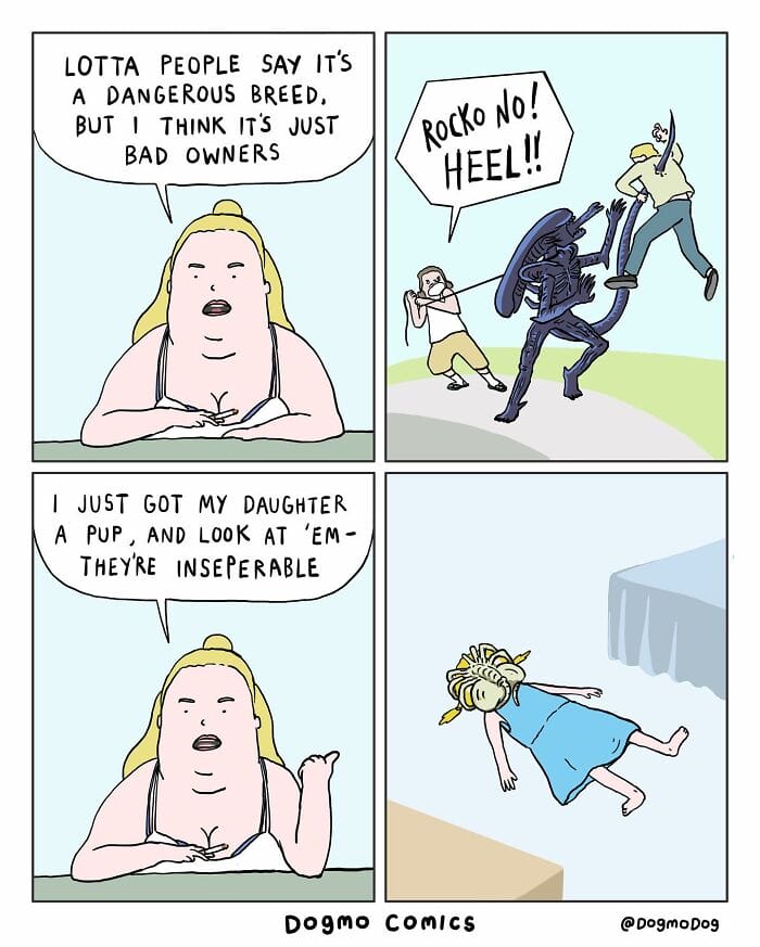 1-37 20 Funny dogmodog Comics by the Artist who have Dark Sense of Humour