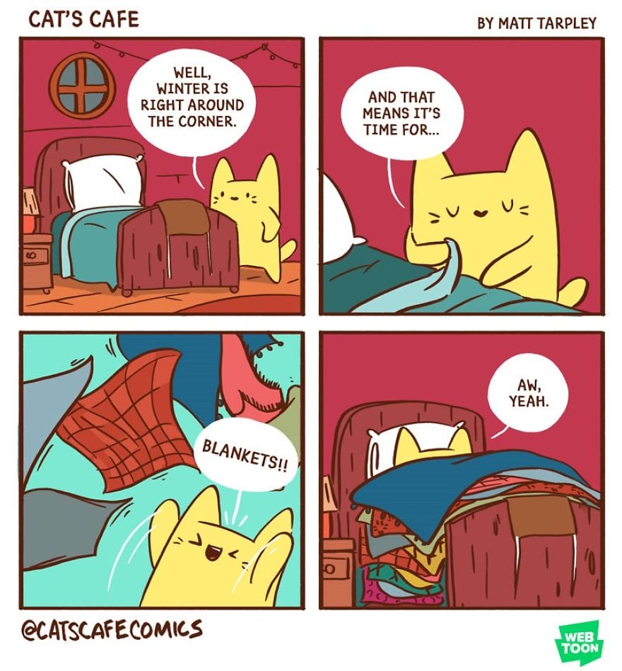 1-56 15+ Wholesome Comics by "Cat's Cafe Comics" that will surely bring smile on your face
