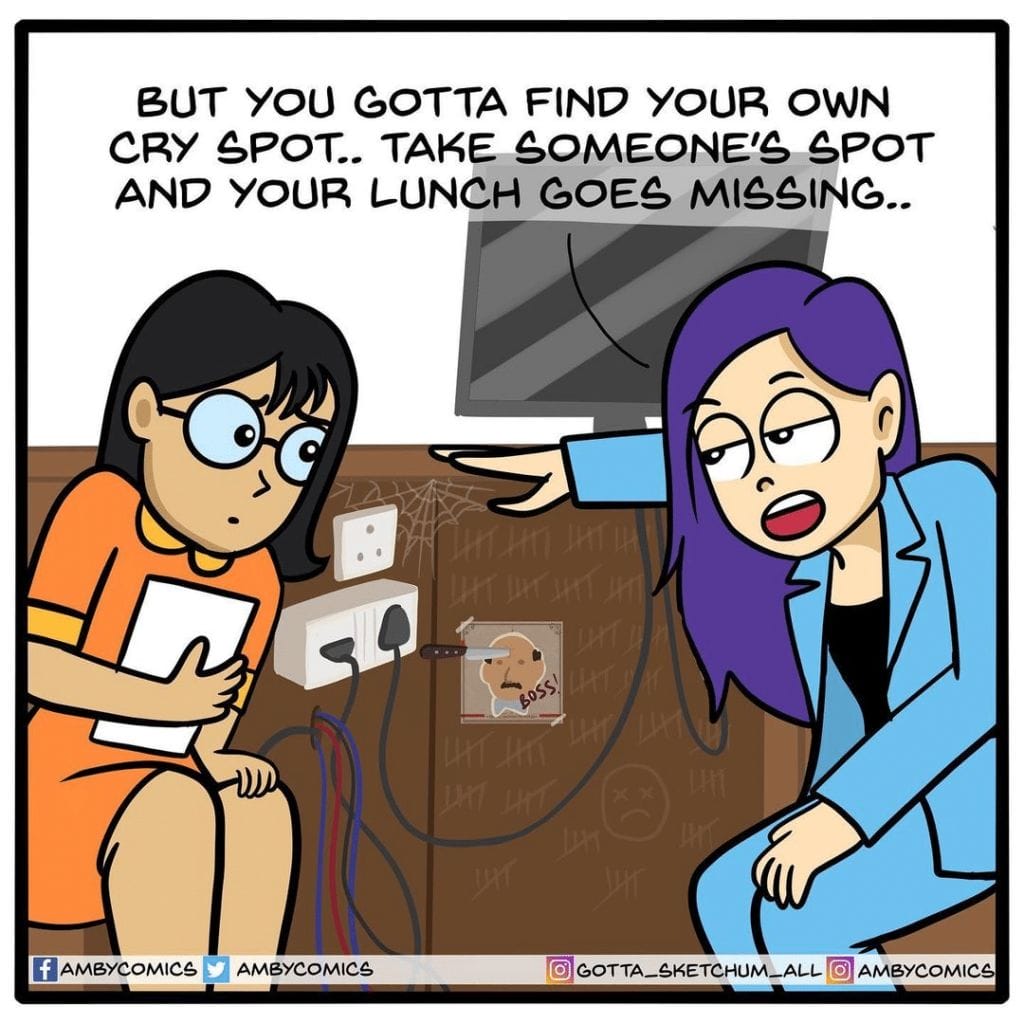 1.1 20+ Amby Comics Everyday Life Moments with Humor and Relatability