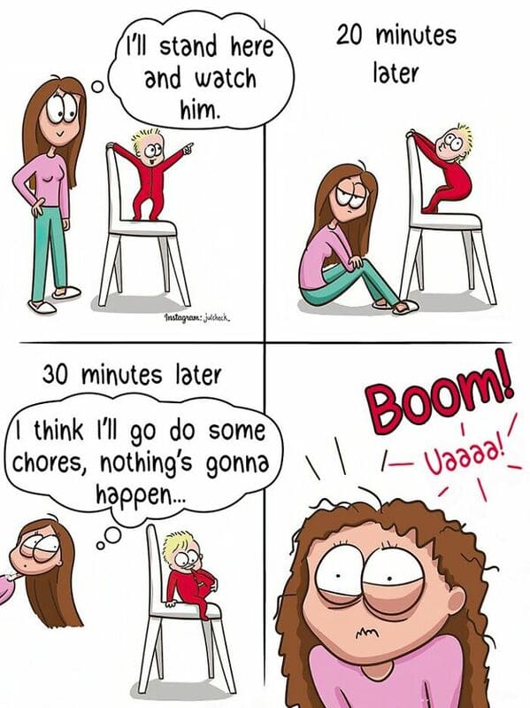 1 15 Yulia Wholesome Comics How Everyday's Life Goes Being a Mom is Shown