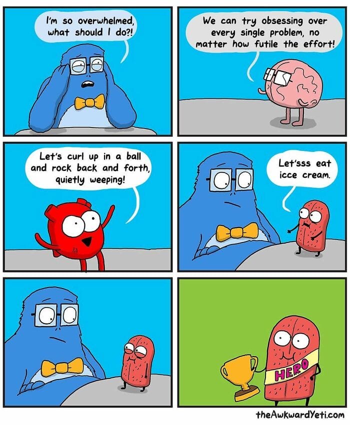 10-33 Heart and brain 20 Best the awkward yeti comics