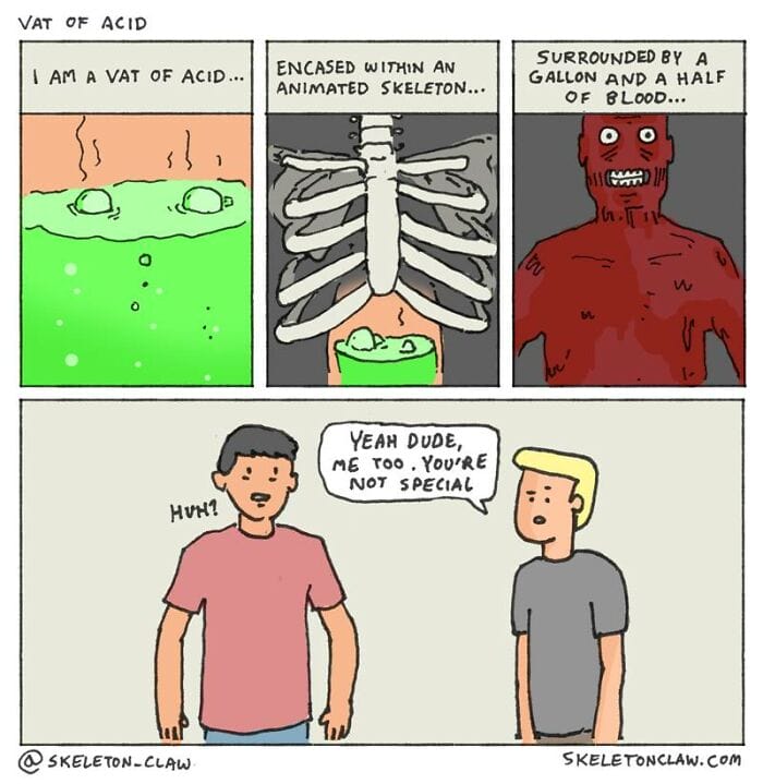 10-46 16+ Hilarious Comics Full of Unexpected Twists By The "Skeleton Claw"