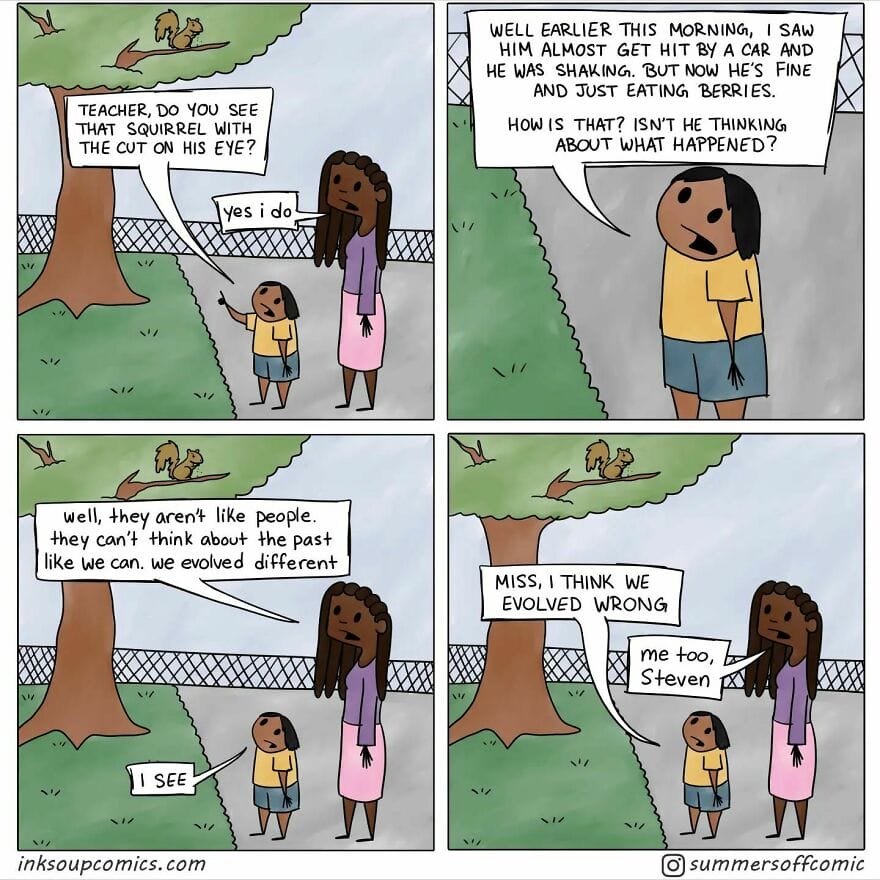 10-55 10+ Times This Artist Shows Struggles Faced by Teacher in Teaching Chidrens Through her Comics