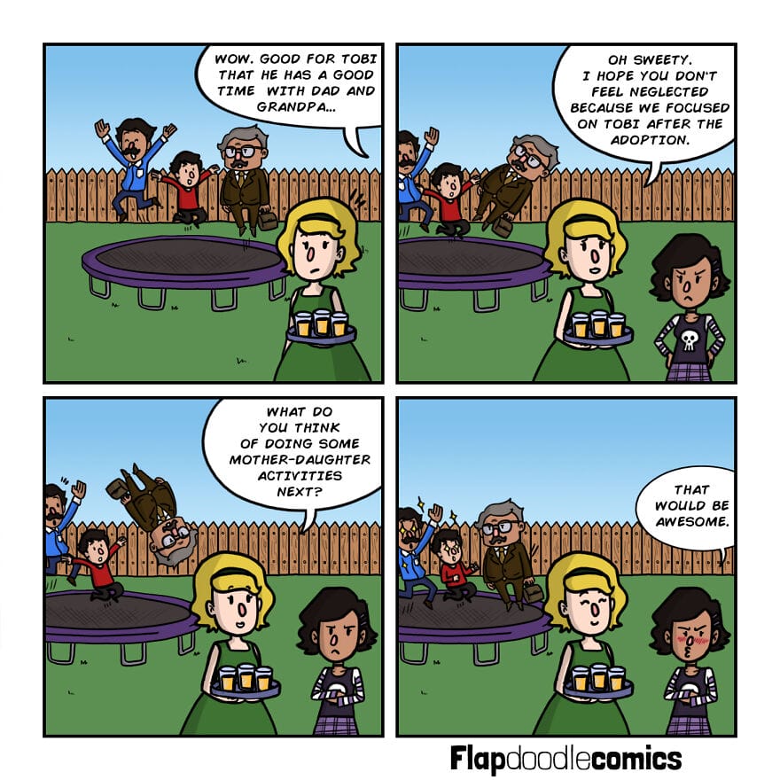10-60 20 Flap Doodle Comics Dark and Silly Situations Through his Comics