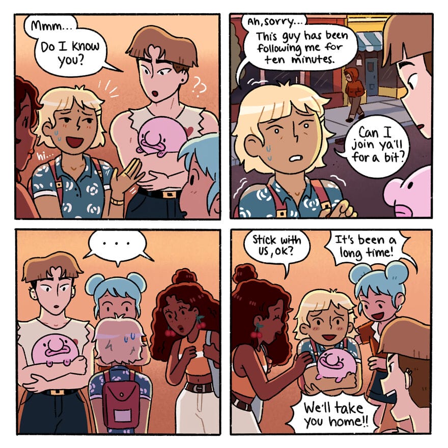 10-62 20 Blobby and Friends comics Important Social Issues about Body Positivity and Mental Health