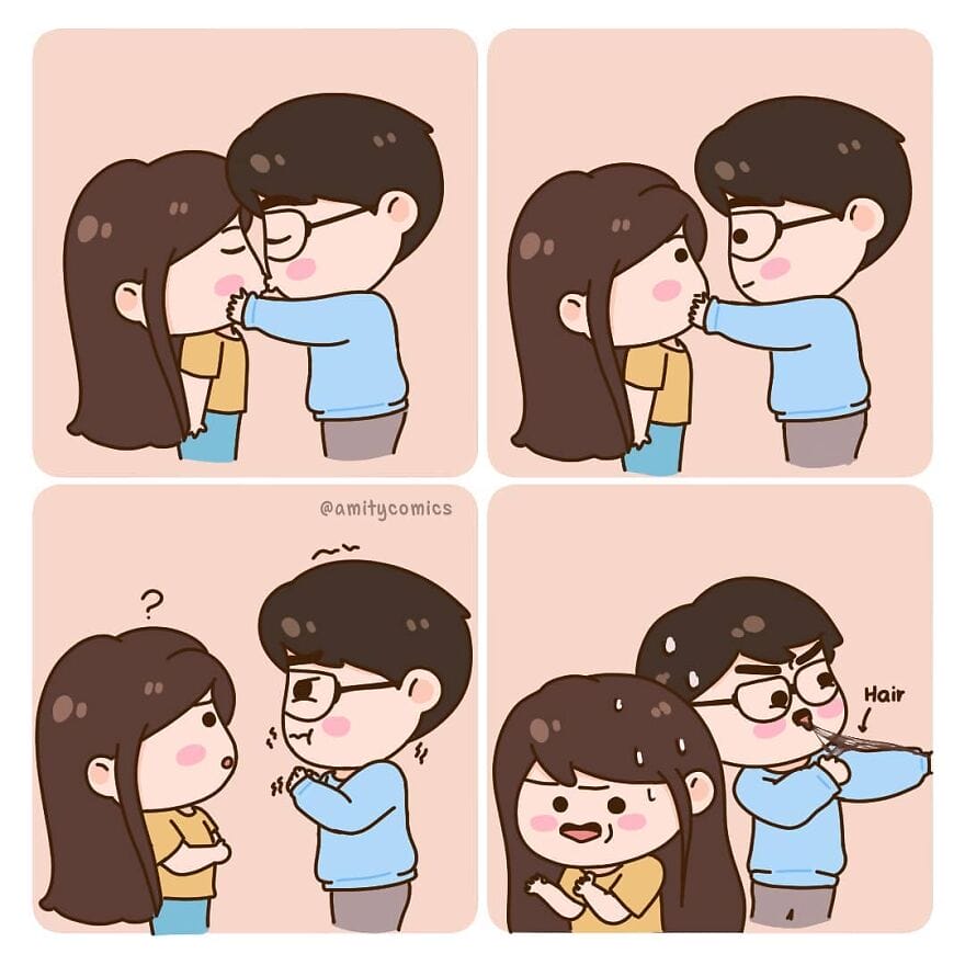 10-65 20 Amity Comics: A Couple Navigates the Everyday Challenges of Being in a Relationship
