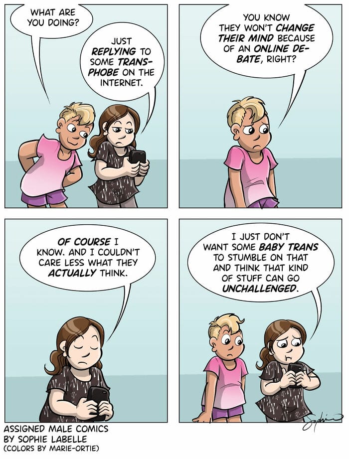 10-87 20 Illustrations by This Artist Depicting Her Experiences as a Transgender Child