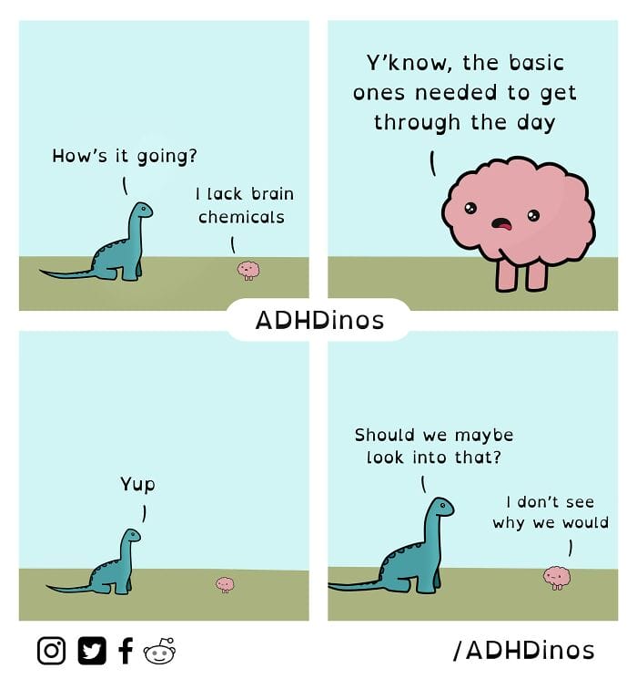 11-104 20 Funny Comics That Highlight the Everyday Struggles of Living with ADHD (New Pics)
