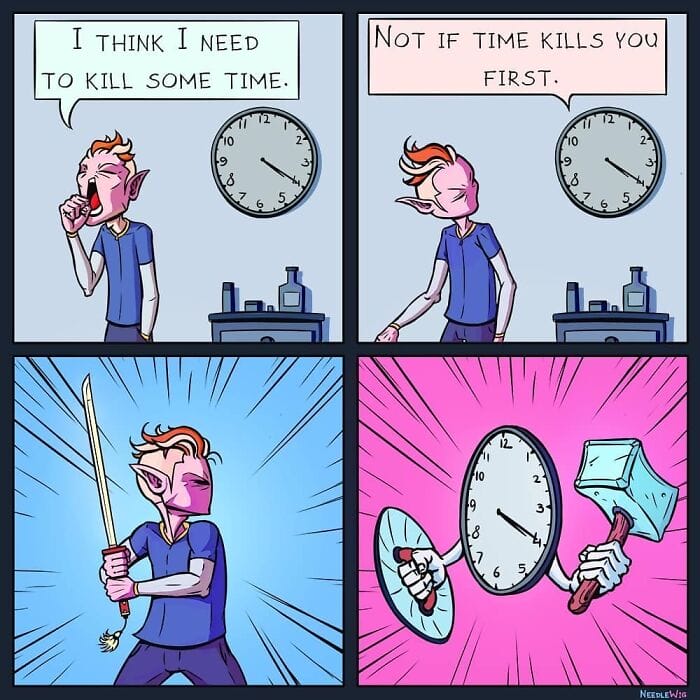 11-36 This Artist’s 25 Dark Comics illustrate Situations Happened with a Person in Real Life