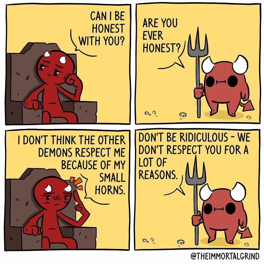 11-54 30 Times This Artist Creates Quirky Comics About The Death And The Life After Death
