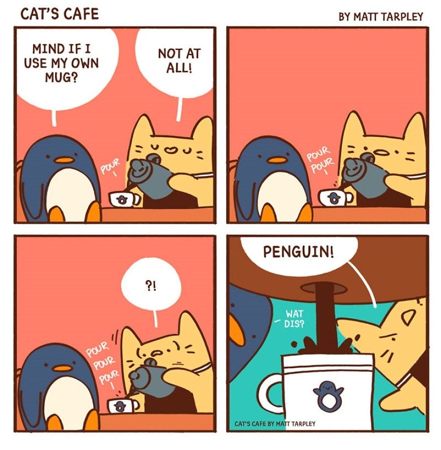11-59 15+ Wholesome Comics by "Cat's Cafe Comics" that will surely bring smile on your face