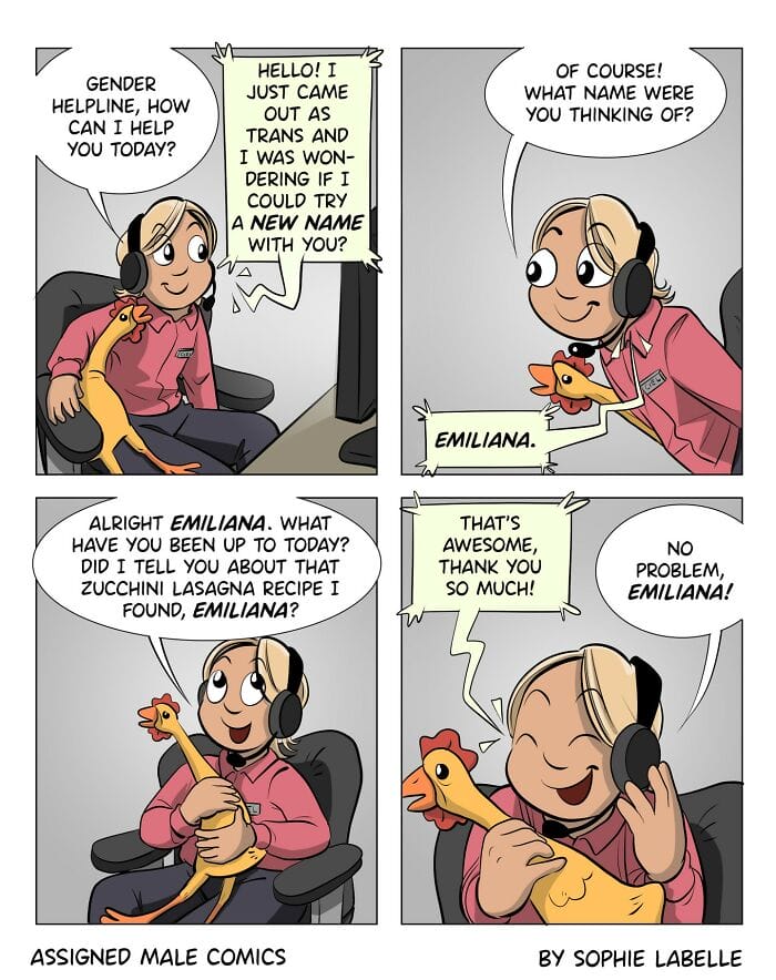11-87 20 Illustrations by This Artist Depicting Her Experiences as a Transgender Child
