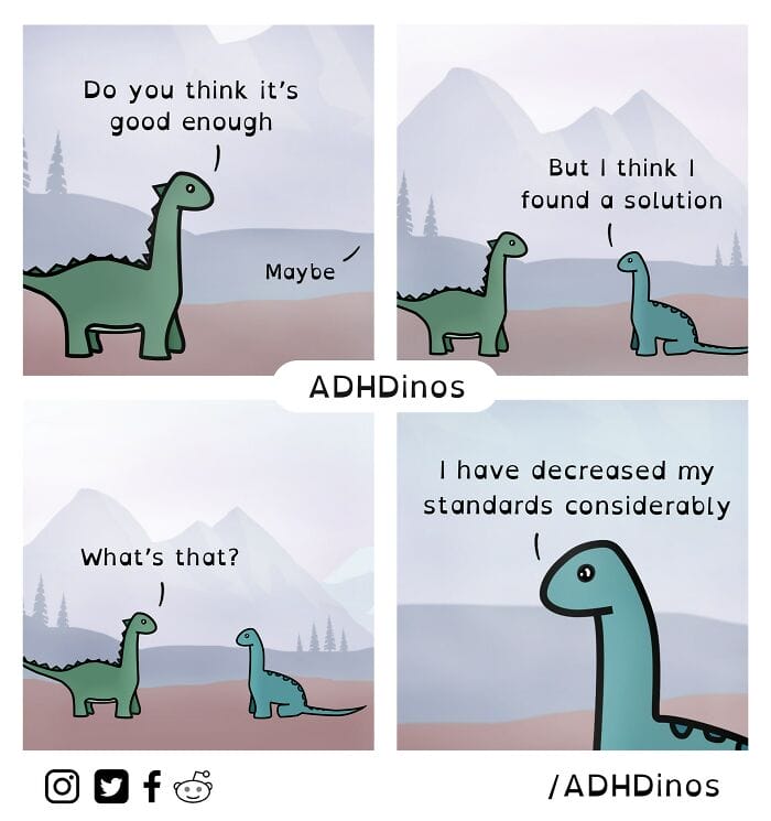 12-103 20 Funny Comics That Highlight the Everyday Struggles of Living with ADHD (New Pics)