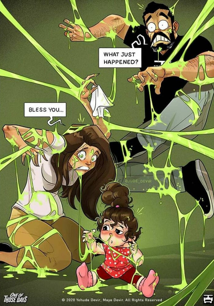 12-30 20 Yehuda and Maya comicsThat Show wife and husband Love Doesn't Have To Be Perfect
