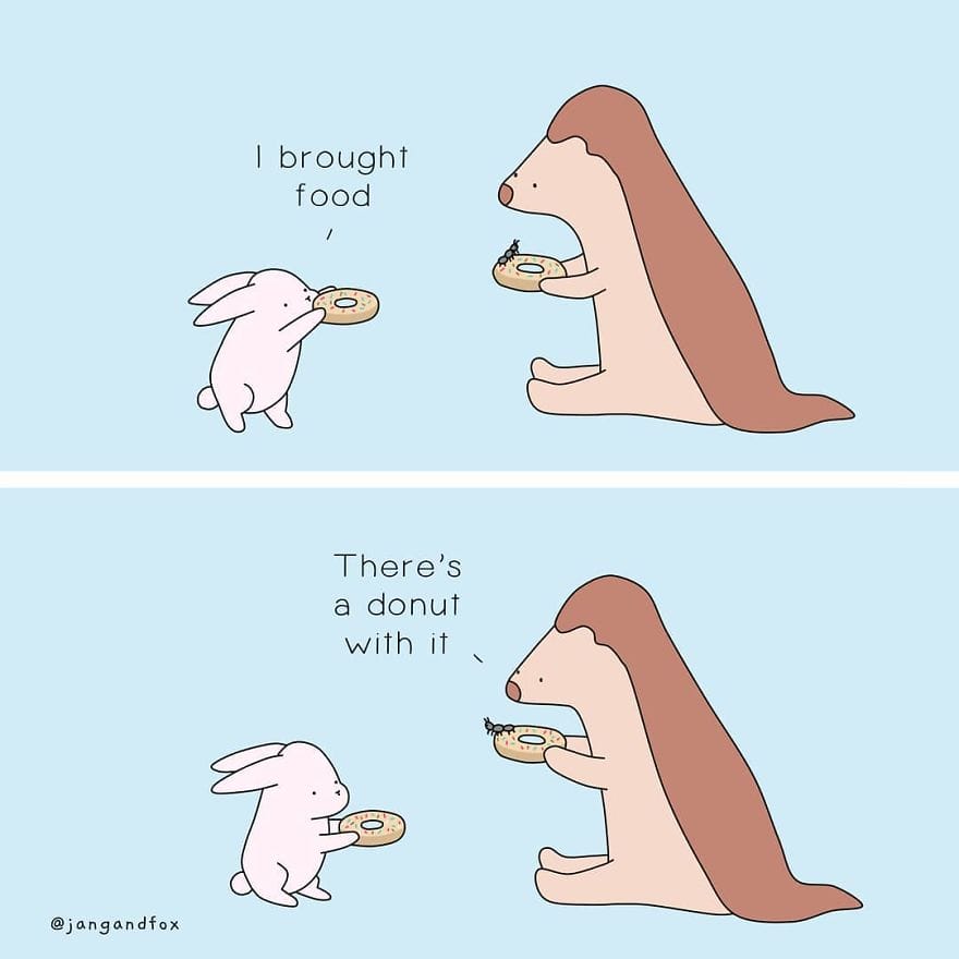 12-38 15+ Heart Touching Jangandfox Comics Using Animals