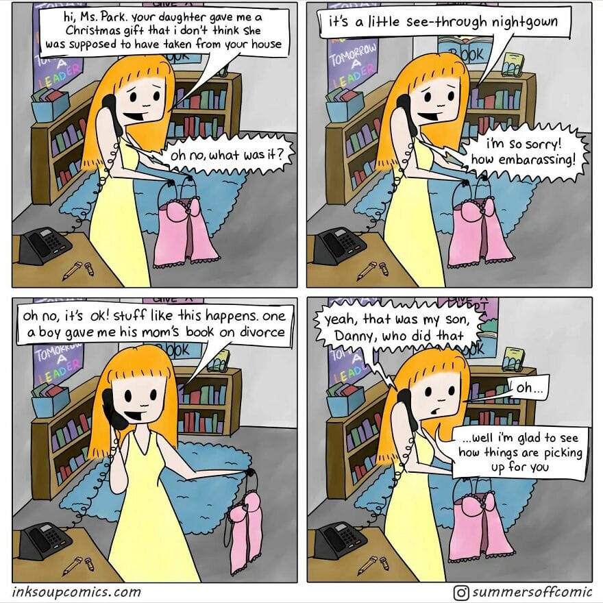 12-53 10+ Times This Artist Shows Struggles Faced by Teacher in Teaching Chidrens Through her Comics