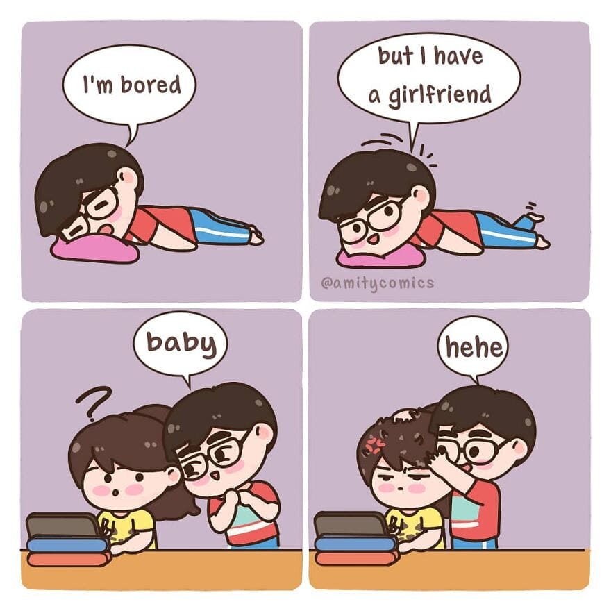 12-62 20 Amity Comics: A Couple Navigates the Everyday Challenges of Being in a Relationship