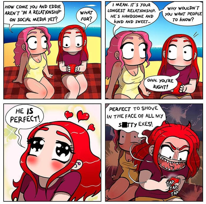 12-87 20 Hilarious Comics by Artist Highlighting Everyday Life and the Realities of Being a Girl in a Relationship