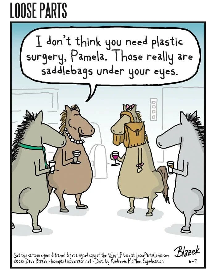12 20 Times Artist Loose Parts Guy Captures Ridiculous Situations in Single-Panel