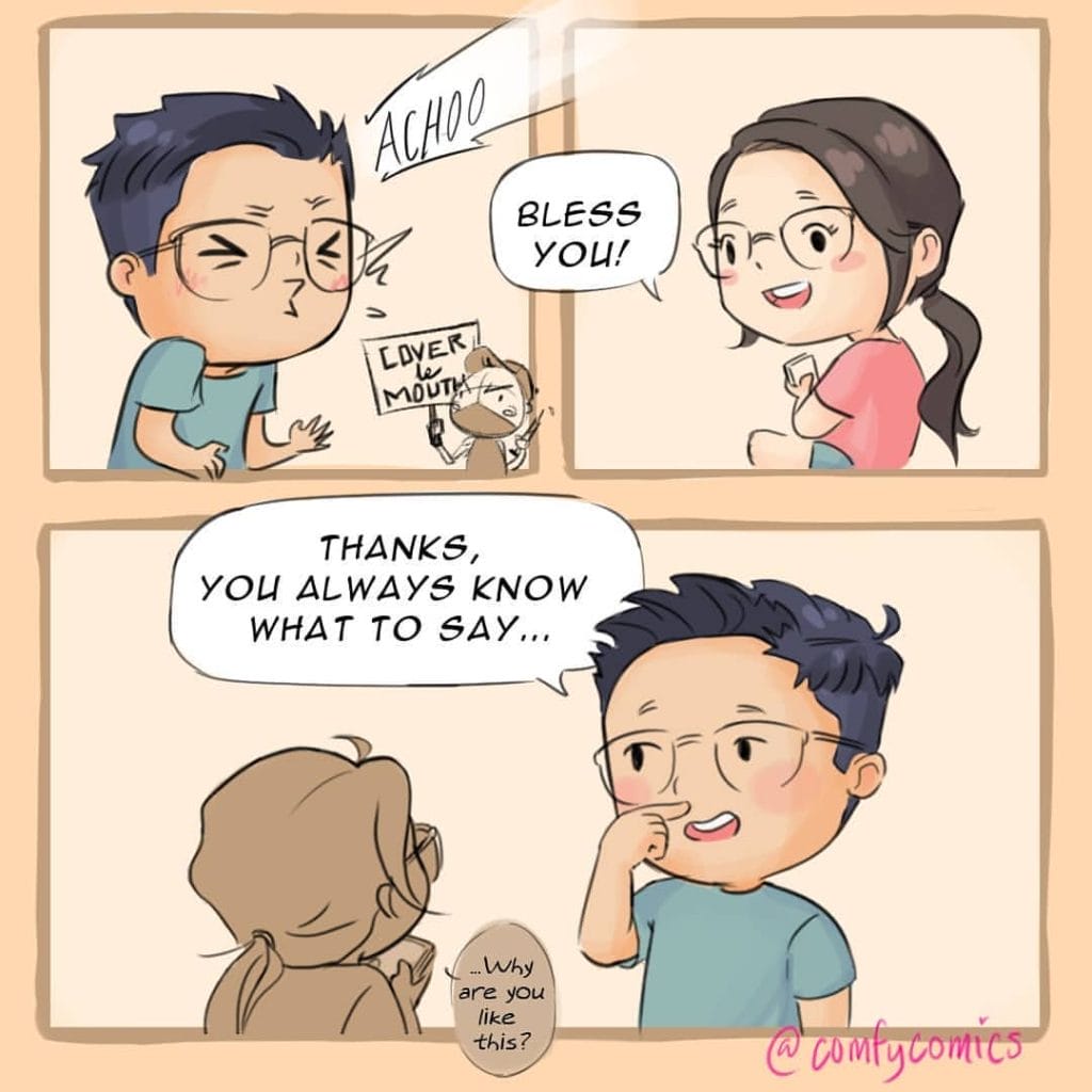 125157890_1734848880017705_714585515669810479_n-1024x1024 10+ Comfy Comics Explores Everyday Situations in Relationships