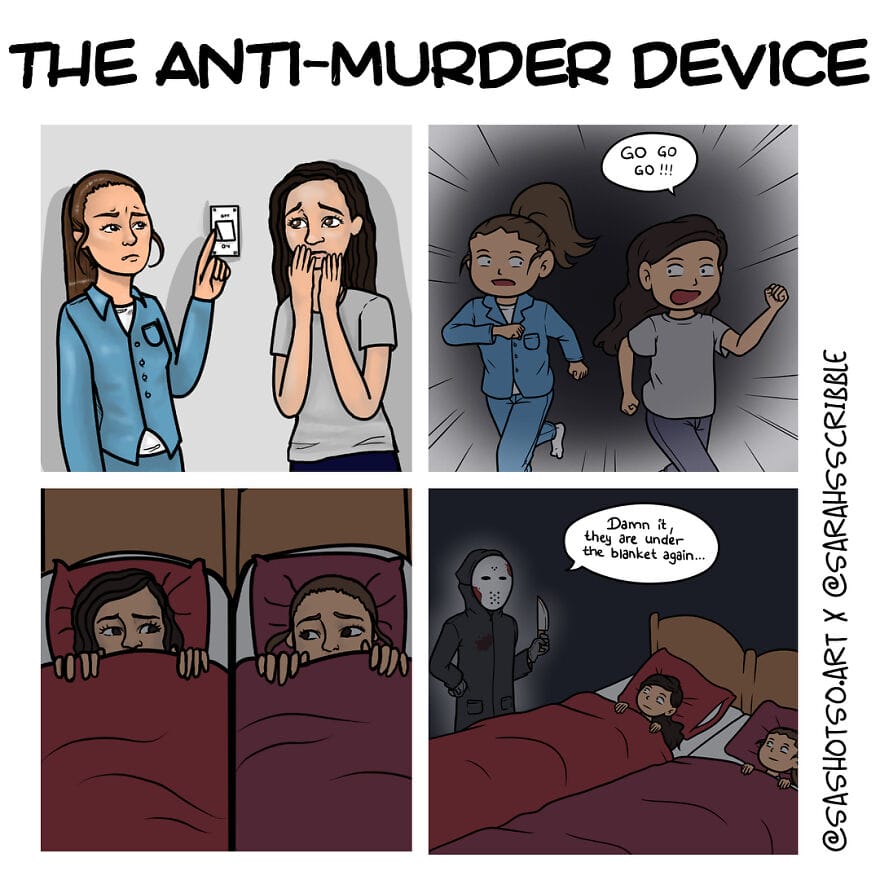 13-22 10+ Sashotso Art Funny Comics about Everyday Life and Relationships
