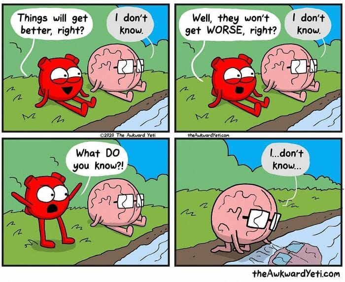 13-32 Heart and brain 20 Best the awkward yeti comics