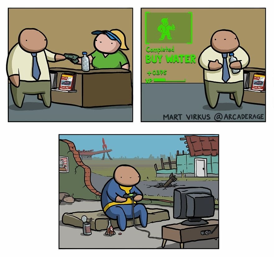 13-34 20 Arcade Range Comics by the Artist "Mark Virkus"