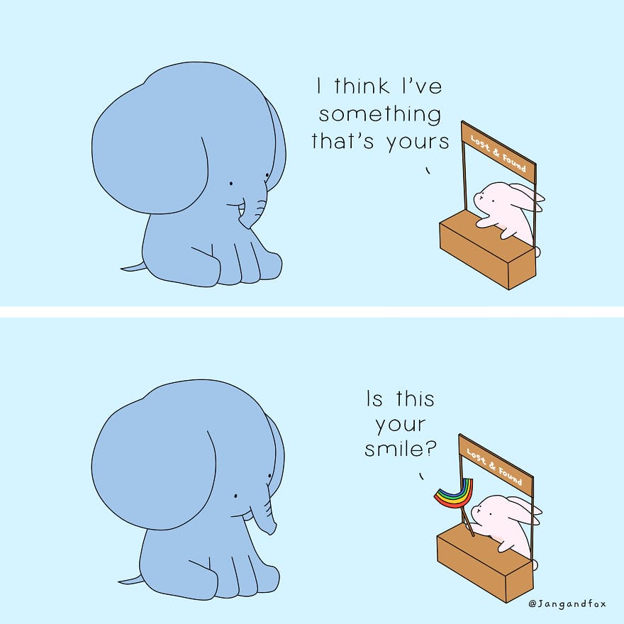 13-39 15+ Heart Touching Jangandfox Comics Using Animals