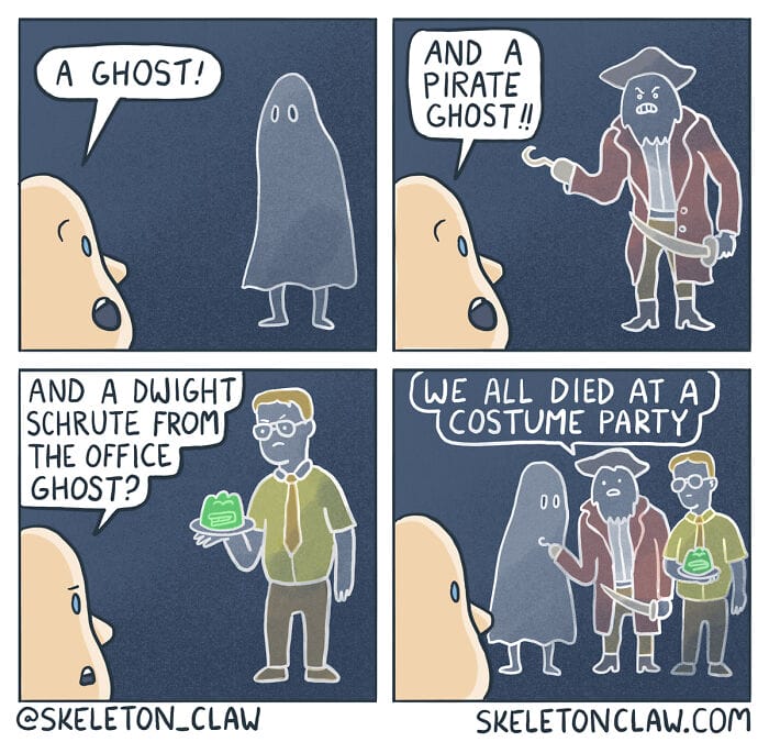 13-45 16+ Hilarious Comics Full of Unexpected Twists By The "Skeleton Claw"
