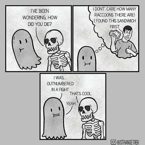 13-48 15+ Horror and Dark Comics with Unexpected Twists By "Strangertrek"