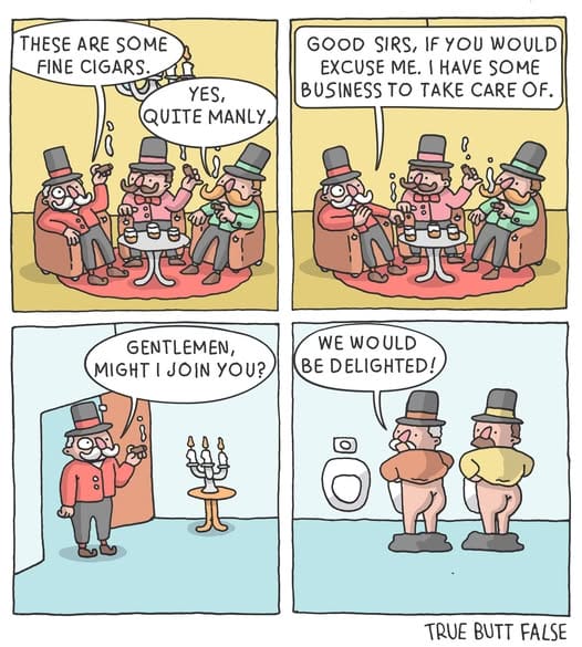 13-57 17+ Quirky and Funny Comics by the "True Butt False"