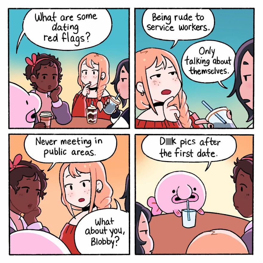 13-61 20 Blobby and Friends comics Important Social Issues about Body Positivity and Mental Health