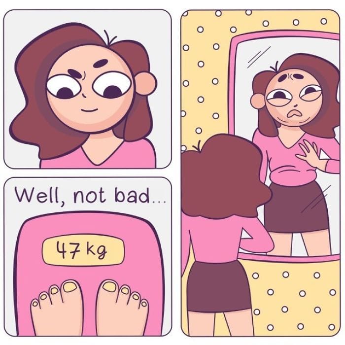 13-79 20 Comics by a Ukrainian Artist Depicting the Ups and Downs of a Young Woman’s Everyday Life