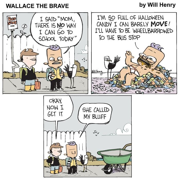 13-96 20 Hilarious 'Wallace the Brave' Comics That'll Make Your Day Better