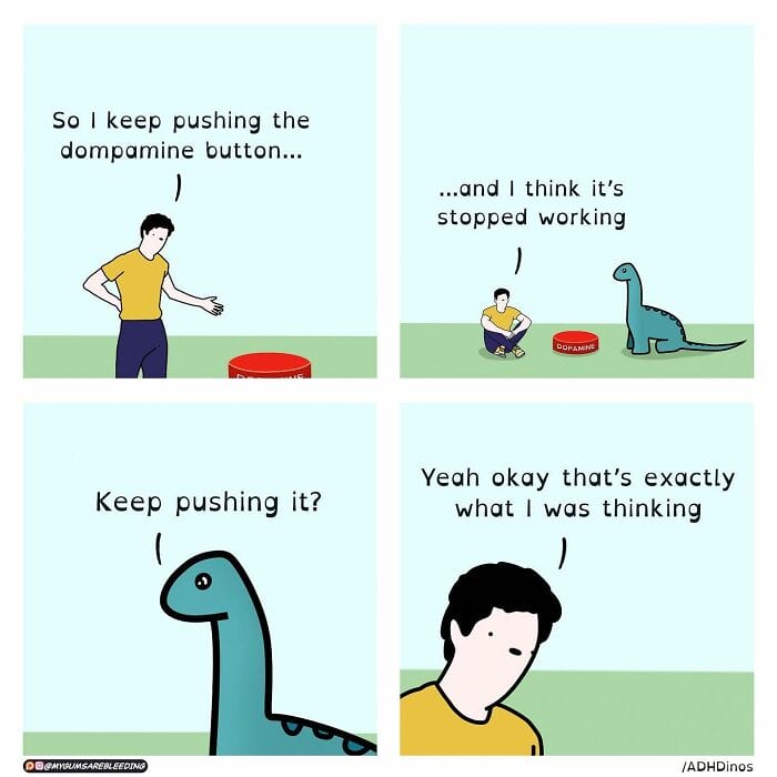 14-103 20 Funny Comics That Highlight the Everyday Struggles of Living with ADHD (New Pics)
