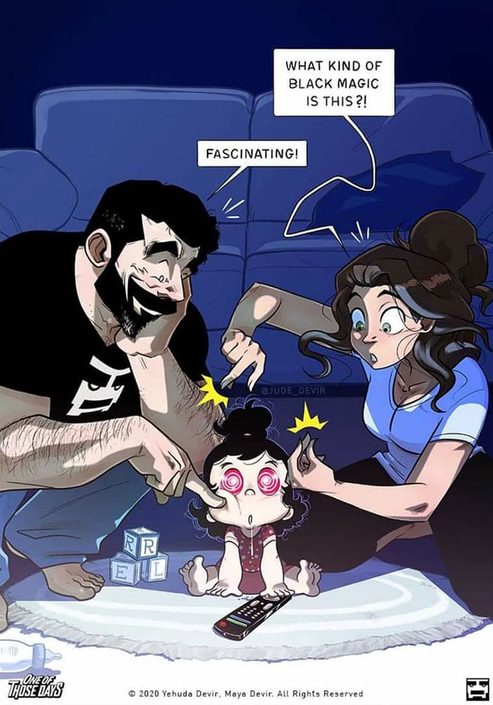 14-30 20 Yehuda and Maya comicsThat Show wife and husband Love Doesn't Have To Be Perfect