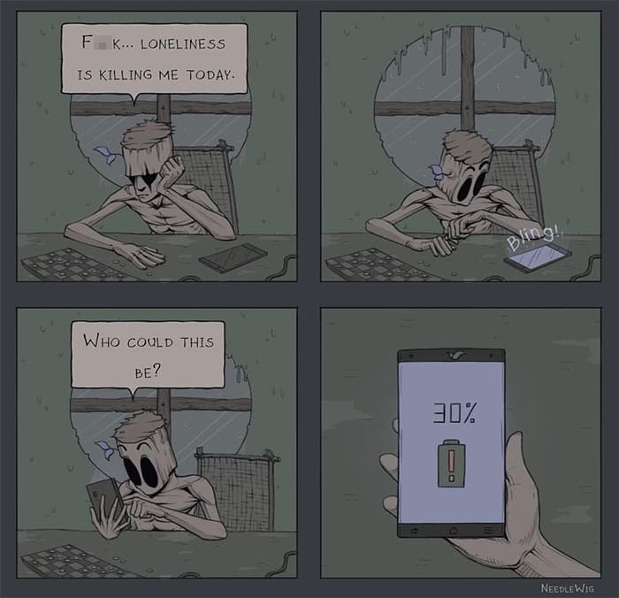 14-35 This Artist’s 25 Dark Comics illustrate Situations Happened with a Person in Real Life