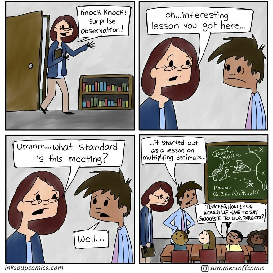 14-54 10+ Times This Artist Shows Struggles Faced by Teacher in Teaching Chidrens Through her Comics