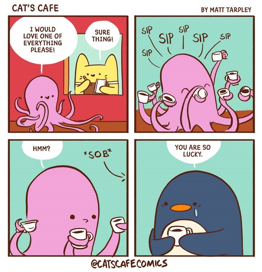 14-58 15+ Wholesome Comics by "Cat's Cafe Comics" that will surely bring smile on your face