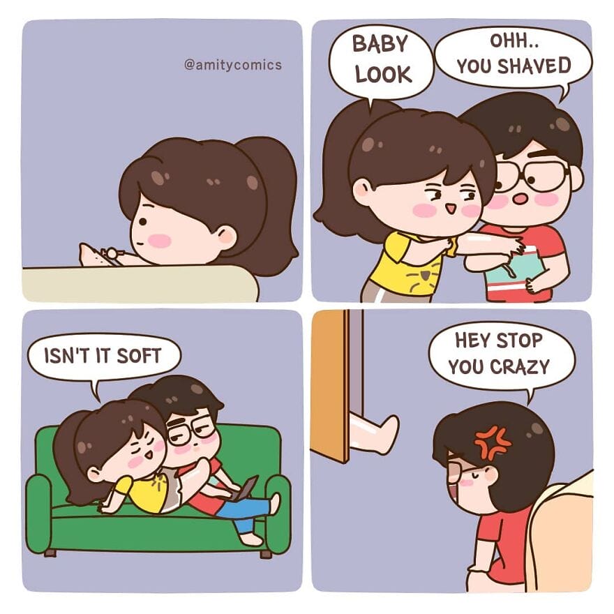 14-64 20 Amity Comics: A Couple Navigates the Everyday Challenges of Being in a Relationship