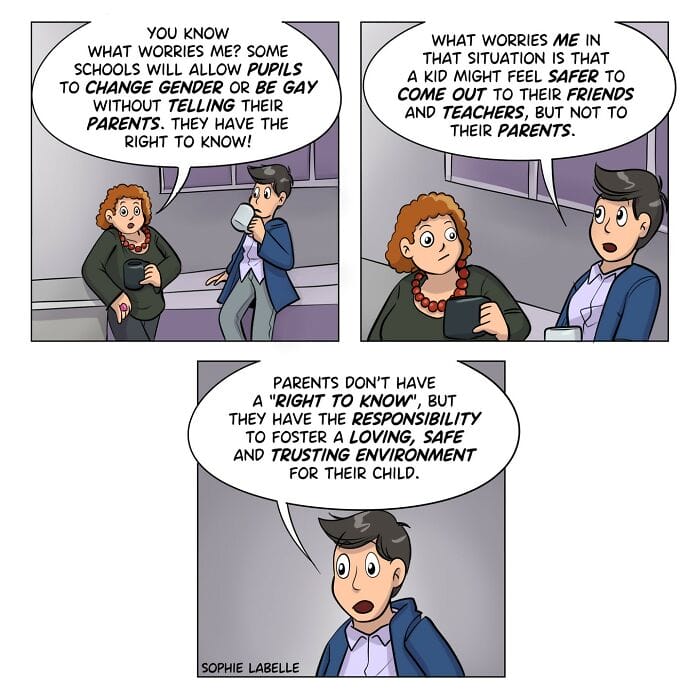 14-86 20 Illustrations by This Artist Depicting Her Experiences as a Transgender Child