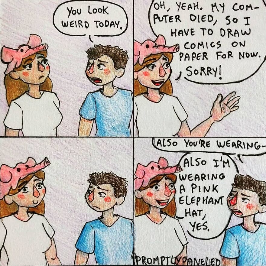 15-26 17+ Promptly Paneled Comics Show Everyday Life Problems and Experiences Faced by Women
