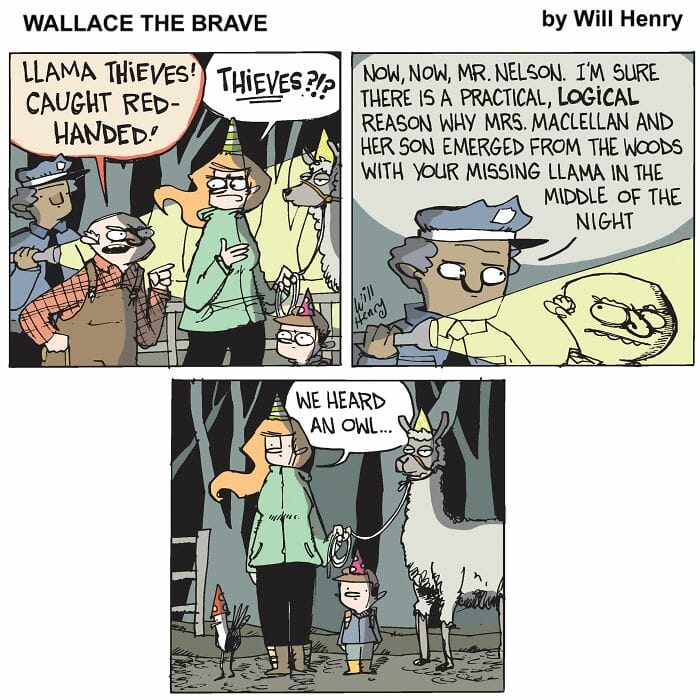 15-94 20 Hilarious 'Wallace the Brave' Comics That'll Make Your Day Better