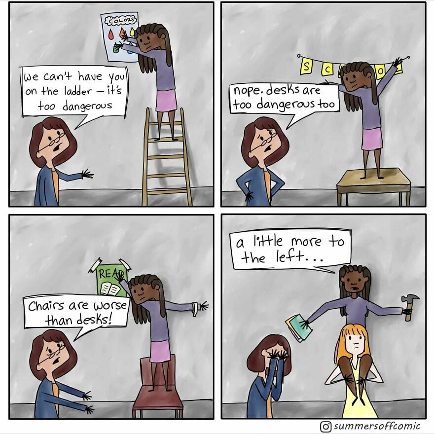 16-53 10+ Times This Artist Shows Struggles Faced by Teacher in Teaching Chidrens Through her Comics