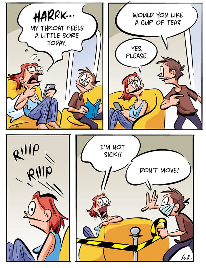 16-86 20 Hilarious Comics Showcasing the Chaotic Adventures of Two Best Friends by Kenneth Larsen