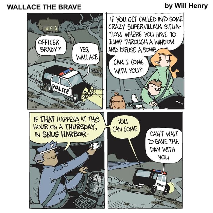 16-91 20 Hilarious 'Wallace the Brave' Comics That'll Make Your Day Better